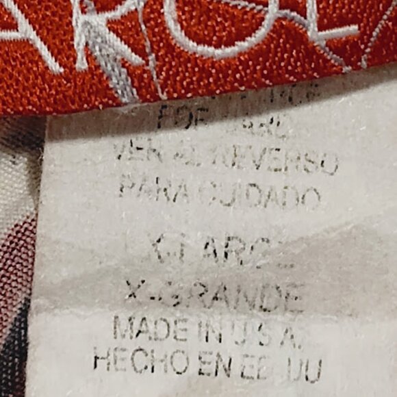 CAROL ROSE SIZE  Xlarge Geometric Print Blouse Top Scoop - Picture 8 of 9